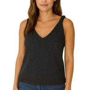 DYI Women's Sweater Tank Top Black Size Large